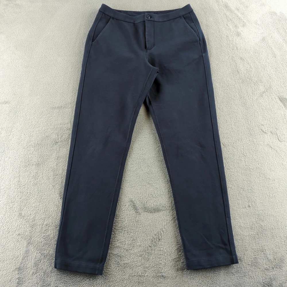 Lululemon On The Move Pants Womens 6 Navy Blue Stretch Gym Active Commuter Work
